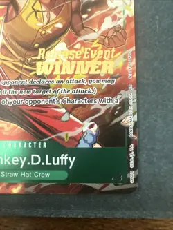 Monkey.D.Luffy (OP16 Release Event Winner) P-135 One Piece Promotion Cards Foil - Image 4