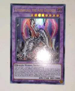Yugioh Titaniklad the Ash Dragon MP21-EN125 Ultra Rare 1st Ed NM Yu-Gi-Oh NM - Image 2
