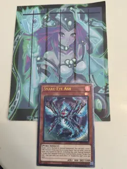 Yugioh 1x Snake-Eye Ash Ultimate Rare (UTR) OP25-EN002 OTS Tournament Pack 25 NM - Image 1