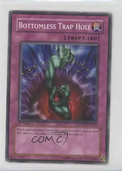 Bottomless Trap Hole 1st Ed. YuGiOh Zombie World Structure Deck #SDZW-EN034 READ - Image 1