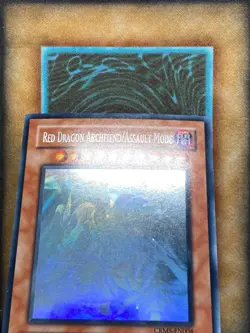 Yugioh Red Dragon Archfiend/Assault Mode CRMS-EN004 Ghost Rare LP - Image 3