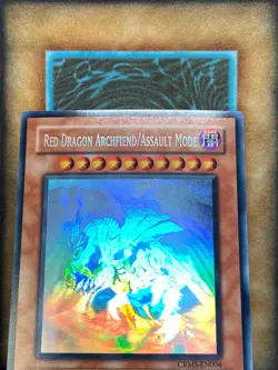 Yugioh Red Dragon Archfiend/Assault Mode CRMS-EN004 Ghost Rare LP - Image 4