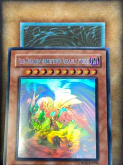 Yugioh Red Dragon Archfiend/Assault Mode CRMS-EN004 Ghost Rare LP - Image 5