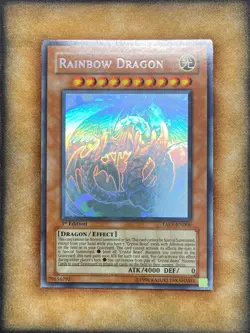 Yugioh Rainbow Dragon TAEV-EN006 Ghost Rare 1st Ed NM - Image 1