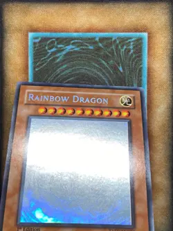 Yugioh Rainbow Dragon TAEV-EN006 Ghost Rare 1st Ed NM - Image 2