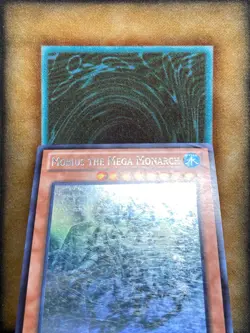 Yugioh Mobius the Mega Monarch LVAL-EN040 Ghost Rare LP - Image 2
