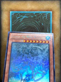 Yugioh Mobius the Mega Monarch LVAL-EN040 Ghost Rare LP - Image 5