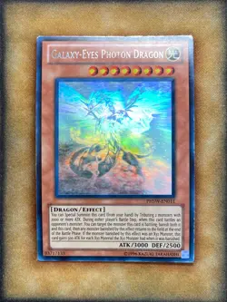 Yugioh Galaxy-Eyes Photon Dragon PHSW-EN011 Ghost Rare MP - Image 1
