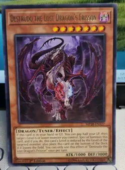 Yugioh Collector's DESTRUDO THE LOST DRAGON'S FRISSON MP18-EN127 + BONUS - Image 1