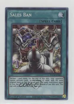 Sales Ban 1st Ed. YuGiOh Battle of Chaos #BACH-EN063 - Image 1