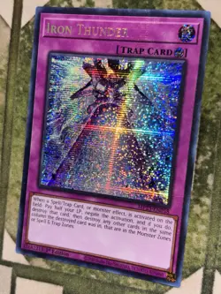 YuGiOh IRON THUNDER Prismatic Secret Rare MP25-EN058 - Image 1