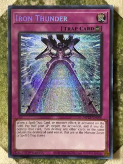 YuGiOh IRON THUNDER Prismatic Secret Rare MP25-EN058 - Image 2