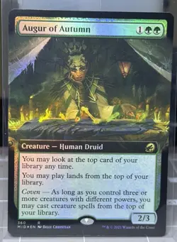 Augur of Autumn Foil (360) Extended Art Innistrad: Midnight Hunt MID MTG Magic - Image 1