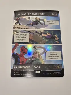 The Death of Gwen Stacy (Borderless) Marvel's Spider-Man Foil - Image 1