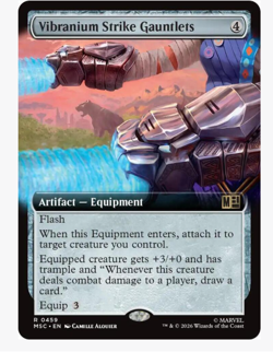 Vibranium Strike Gauntlets - Extended Art Commander: Marvel Super Heroes - Image 1