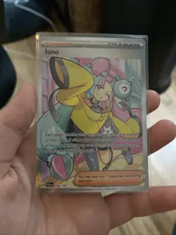 Pokemon TCG Iono Holo Ultra Rare Card 254/193 Sv02: Paldea Evolved - Image 1