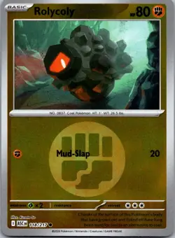 Rolycoly (Energy Symbol Pattern) 118/217 Ascended Heroes Pokemon Reverse Holo NM - Image 1