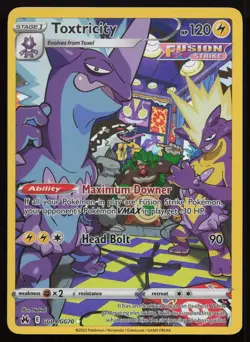 Toxtricity GG09/GG70 Holo Crown Zenith Galarian Gallery Pokemon English NM - Image 1