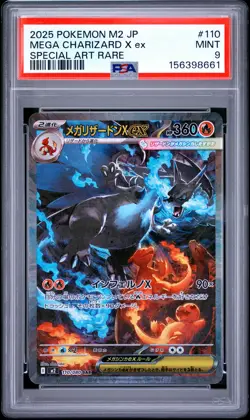 MEGA CHARIZARD X EX Inferno X Special Art Rare #110 PSA 9 Pokemon - Image 1