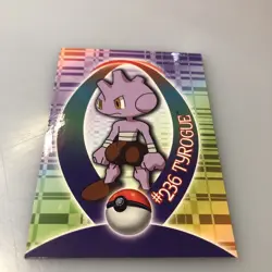 Tyrogue Pokemon Topps (2001) Johto League Champions - 236 STICKER - Image 1