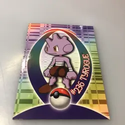 Tyrogue Pokemon Topps (2001) Johto League Champions - 236 STICKER - Image 2