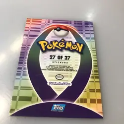 Tyrogue Pokemon Topps (2001) Johto League Champions - 236 STICKER - Image 4