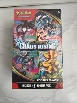 Pokemon TCG Mega Evolution: Chaos Rising Booster Bundle (NEW & SEALED) - Image 1