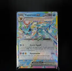 The Pokemon Company Vaporeon ex 023/131 Sv Prismatic Evolutions Holo Double Rare - Image 1