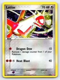 Latias 4/10 EX Trainer Kit Latias Pokemon Heavily Played - Image 1