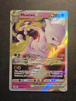 Mewtwo VSTAR Ultra Rare Pokemon GO 031/078 NM - Image 1