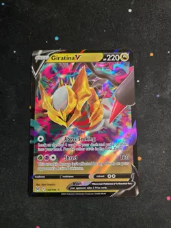 Giratina V 130/196 Holo V Rare Lost Origin Pokemon NM - Image 1