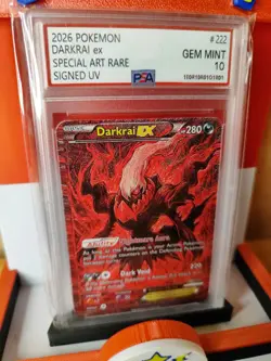 POKEMON DARKRAI Ex SAR Signed UV Italian Artist Fanmade 3 Of 33 - Image 5