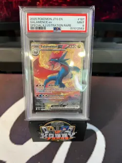 Pokemon TCG Pokemon Salamence ex #187 SIR PSA 9 - Image 1