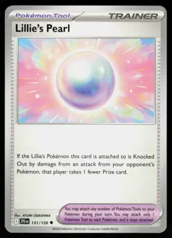 Lillie's Pearl 151/159 Uncommon Journey Together Pokemon Near Mint - Image 1