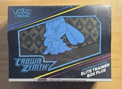 Pokemon Center Exclusive Crown Zenith ETB Elite Trainer Box Sealed - Image 1