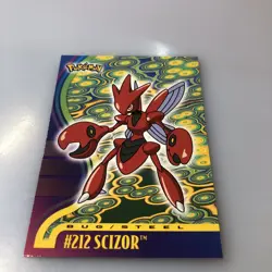 Pokemon Scizor #212 Topps Johto League Champions - Image 1