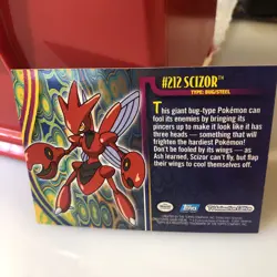 Pokemon Scizor #212 Topps Johto League Champions - Image 4