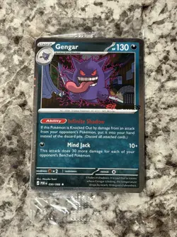 Pokemon TCG: Gengar 050/088 EB Games Promo - English - Perfect Order - SEALED - Image 1