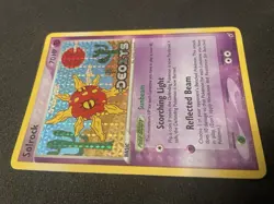 Pokemon TCG Solrock 47/107 EX Deoxys Holo Uncommon ENG 70HP Basic Psychic - Image 2