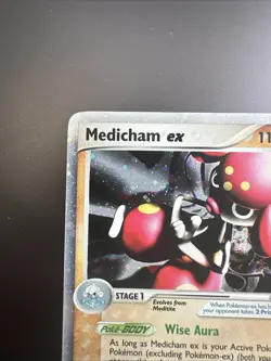 2005 POKEMON EX EMERALD #95 MEDICHAM EX-HOLO NM - Image 2