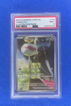 Chimecho 179/167 Illustration Rare Twm En-twilight Masquerade Pokemon PSA 9 - Image 1