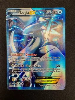 Pokemon Lugia EX 134/135 Plasma Storm Ultra Rare Full Art Holo 2012 English - Image 1