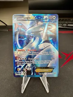 Pokemon Lugia EX 134/135 Plasma Storm Ultra Rare Full Art Holo 2012 English - Image 3