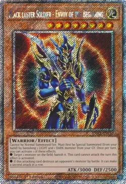 Yugioh! Black Luster Soldier - Envoy of the Beginning - RA03-EN132 - Platinum Se - Image 1