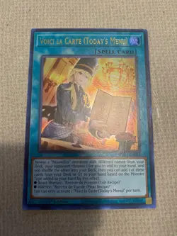 Yu-Gi-Oh! voici la carte (today's menu) mint ultra rare 1st ed WISU-EN036 - Image 1