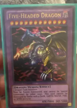 Konami Yu-Gi-Oh! TCG Five-Headed Dragon LC03-EN004 Secret Rare Foil Ltd Ed - Image 1