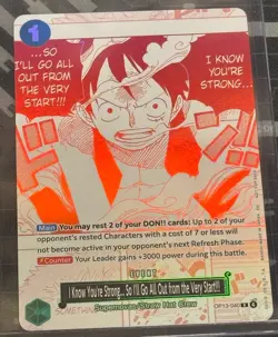 One Piece I Know You're Strong... OP13-040 - Image 1