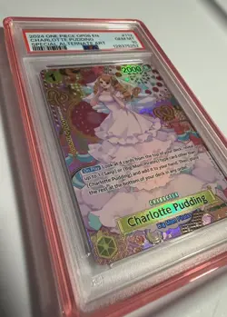 2024 One Piece OP08 Two Legends #112 Charlotte Pudding Special Alt Art PSA 10 SP - Image 4