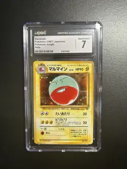CGC 7 Electrode Japanese Jungle #101 Holo Pokemon Card - Image 1