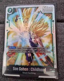 Son Gohan Childhood SCR Dragon Ball Super Fusion World Card Game TCG FB01-140 - Image 1